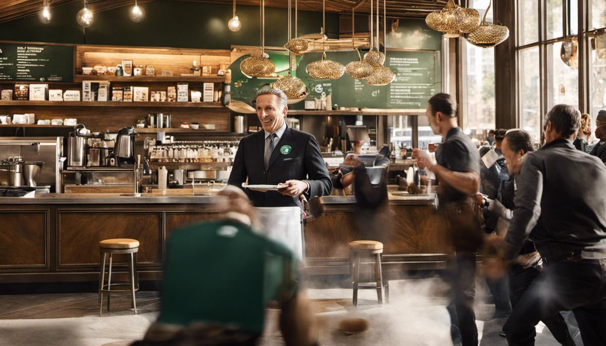 Image depicting Howard Schultz transforming Starbucks